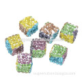 Various colors 6*6 mm square all types of beads
